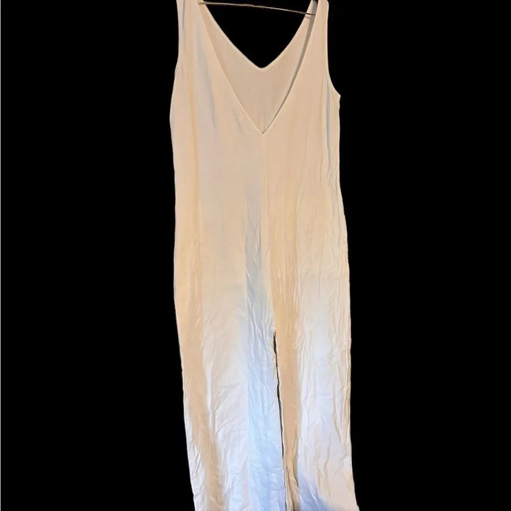 NWOT Lunya Cool Romper Sincere White- Size XL. MSRP $168 - Picture 5 of 7